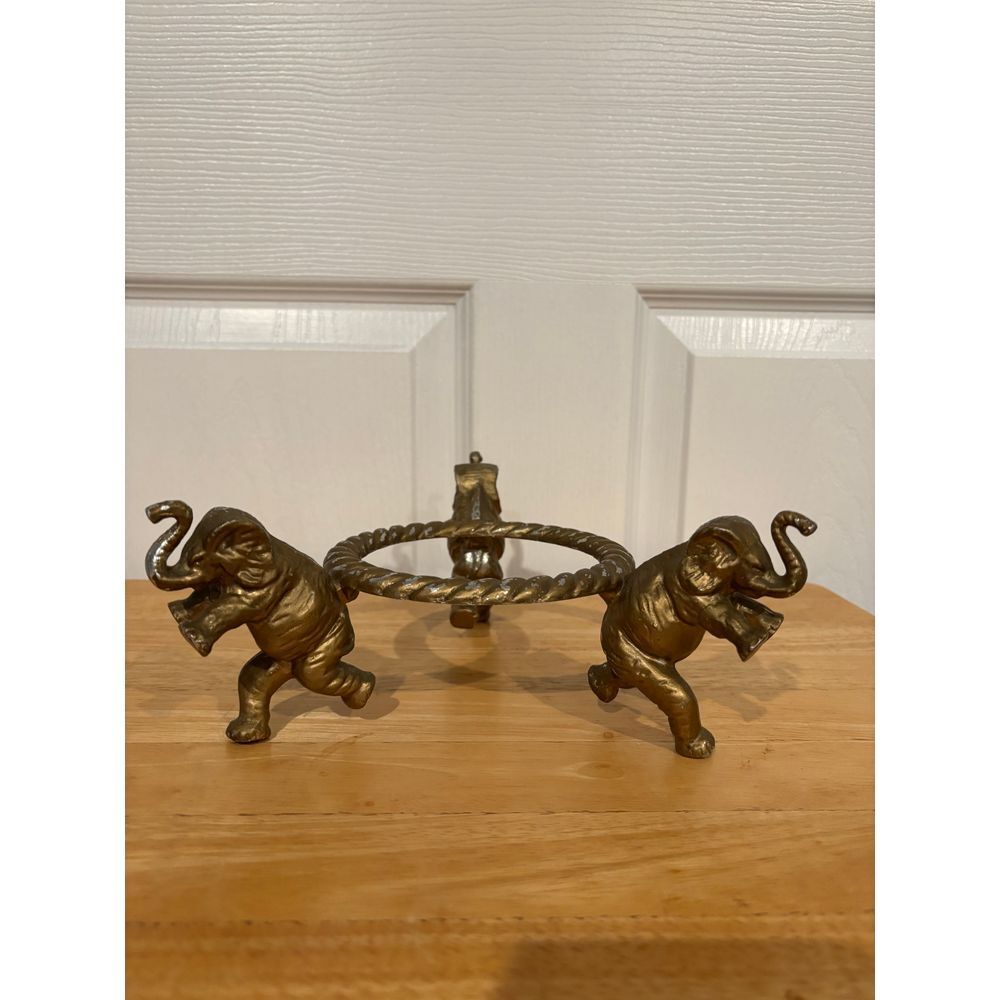 VTG Arthur Court 1993‎ Elephant Stand Bowl Display Holder Large Bowl